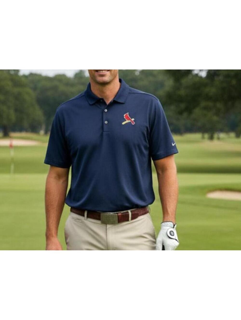 Nike Golf Tour Performance Dri-FIT Polo Shirt XL Navy Blue